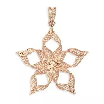 Подвеска из красного золота Линии Любви