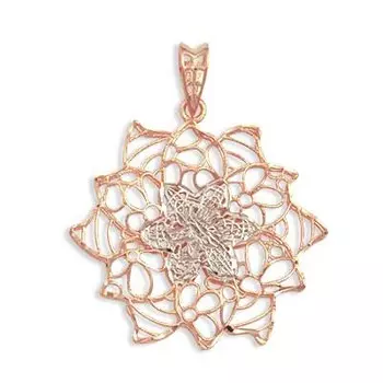 Подвеска из красного золота Линии Любви