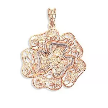 Подвеска из красного золота Линии Любви