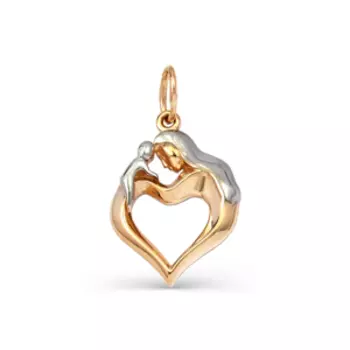 Подвеска из красного золота Линии Любви