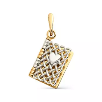 Подвеска из красного золота Линии Любви