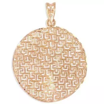 Подвеска из красного золота Линии Любви