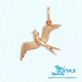 Подвеска из красного золота Линии Любви