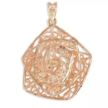 Подвеска из красного золота Линии Любви