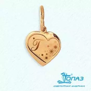 Подвеска из красного золота Линии Любви