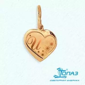 Подвеска из красного золота Линии Любви