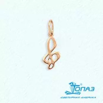 Подвеска из красного золота Линии Любви