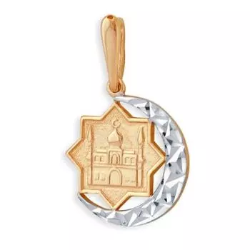 Подвеска из красного золота Линии Любви