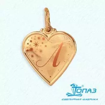 Подвеска из красного золота Линии Любви