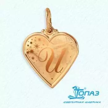 Подвеска из красного золота Линии Любви