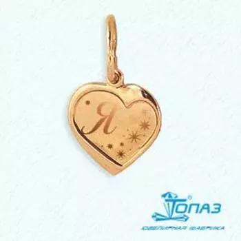 Подвеска из красного золота Линии Любви