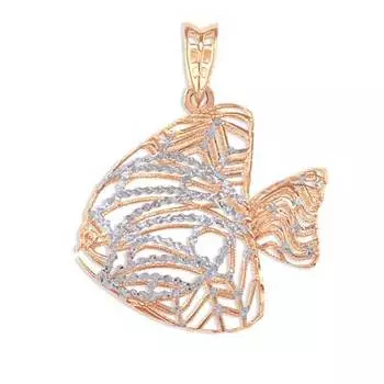 Подвеска из красного золота Линии Любви