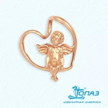 Подвеска из красного золота Линии Любви