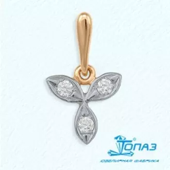 Подвеска из красного золота Линии Любви