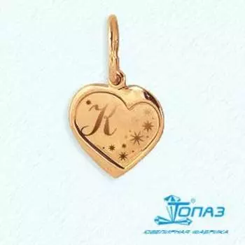 Подвеска из красного золота Линии Любви