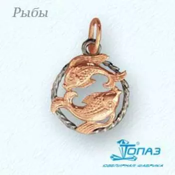 Подвеска из красного золота Линии Любви