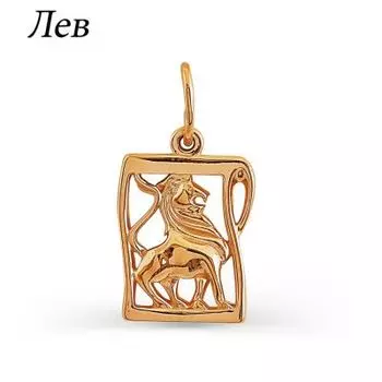 Подвеска из красного золота Линии Любви