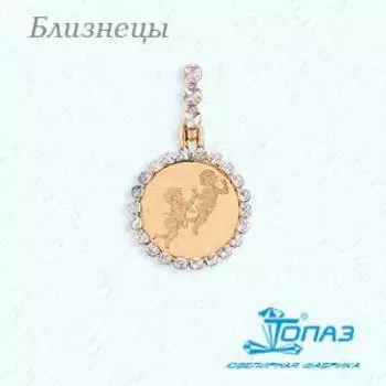 Подвеска из красного золота Линии Любви