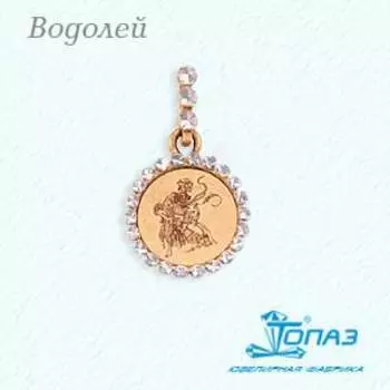 Подвеска из красного золота Линии Любви