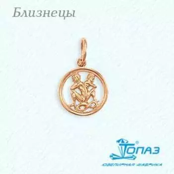 Подвеска из красного золота Линии Любви