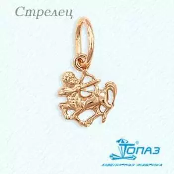 Подвеска из красного золота Линии Любви