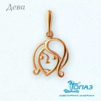 Подвеска из красного золота Линии Любви