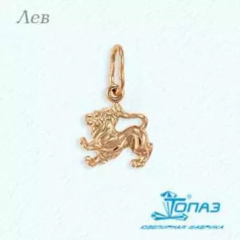 Подвеска из красного золота Линии Любви