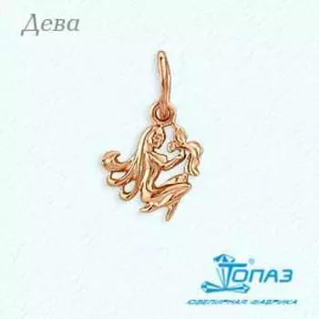 Подвеска из красного золота Линии Любви