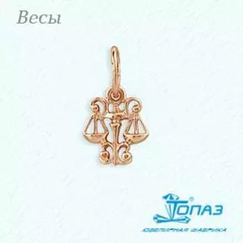 Подвеска из красного золота Линии Любви