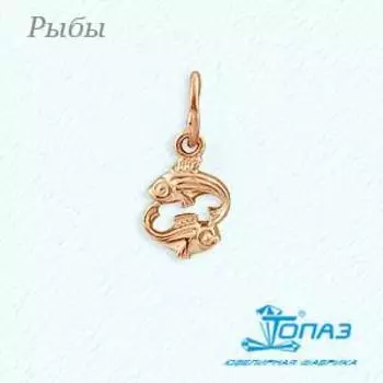 Подвеска из красного золота Линии Любви