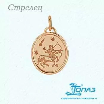 Подвеска из красного золота Линии Любви