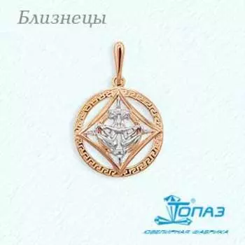 Подвеска из красного золота Линии Любви