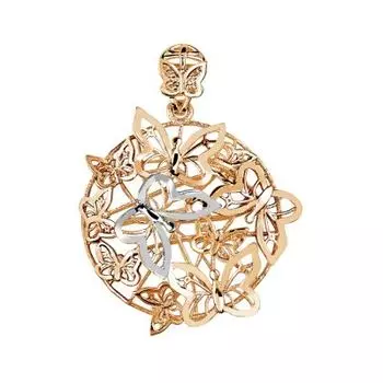 Подвеска из красного золота Линии Любви