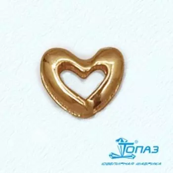 Подвеска из красного золота Линии Любви