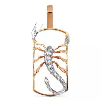Подвеска из красного золота Линии Любви