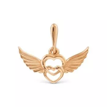 Подвеска из красного золота Линии Любви