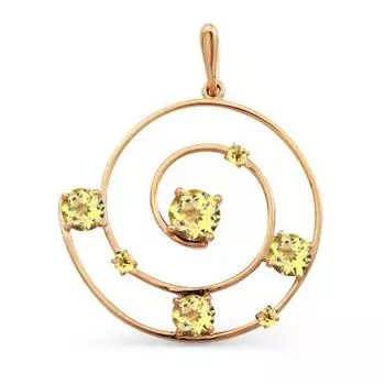 Подвеска из красного золота Линии Любви