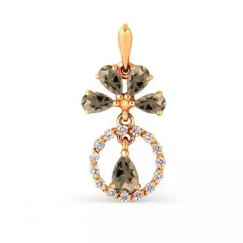 Подвеска из красного золота Линии Любви