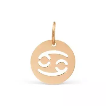 Подвеска из красного золота Линии Любви