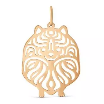 Подвеска из красного золота Линии Любви