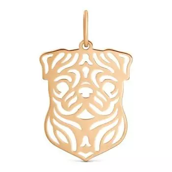 Подвеска из красного золота Линии Любви