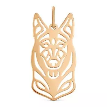 Подвеска из красного золота Линии Любви