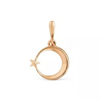 Подвеска из красного золота Линии Любви