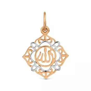 Подвеска из красного золота Линии Любви