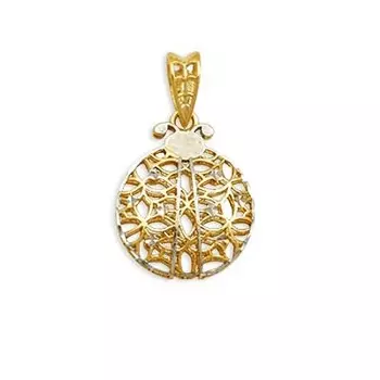 Подвеска из желтого золота Линии Любви