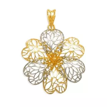 Подвеска из желтого золота Линии Любви