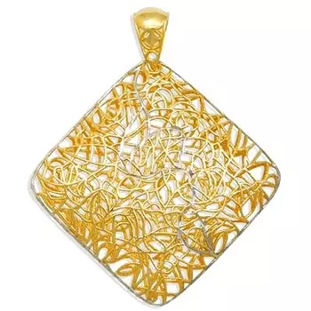 Подвеска из желтого золота Линии Любви