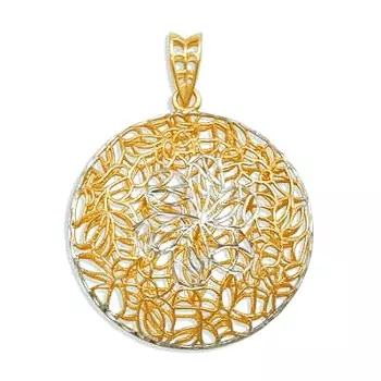 Подвеска из желтого золота Линии Любви