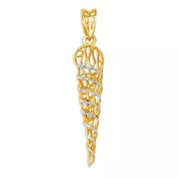 Подвеска из желтого золота Линии Любви