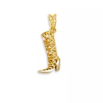 Подвеска из желтого золота Линии Любви